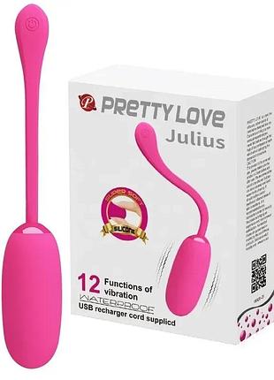 Виброяйцо pretty love julius egg pink 12 function vibrations sexstyle 2