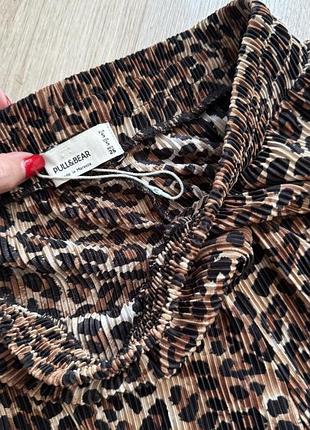 Штаны леопард тренд pull &bear 4