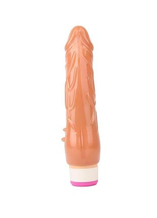 Вибратор реалистичный, рельефный chisa basic luv theory beginner rider, бежевый sexstyle 5