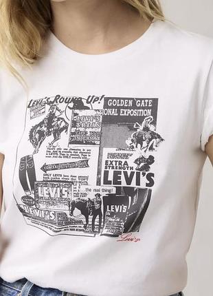 Біла футболка levi’s,оригінал з офіційного сайту