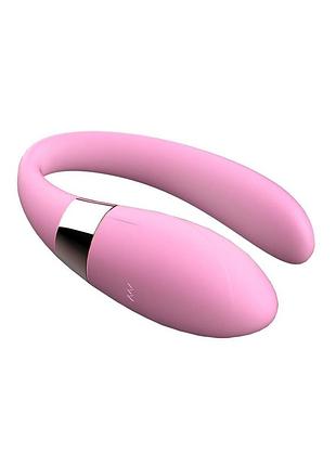 Вибратор для пар - v-vibe pink, usb, 7 function, remote control sexstyle 4