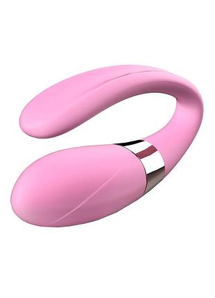 Вибратор для пар - v-vibe pink, usb, 7 function, remote control sexstyle 5