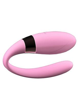 Вибратор для пар - v-vibe pink, usb, 7 function, remote control sexstyle 6