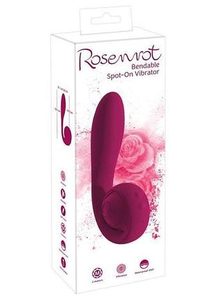 Вібратор rose bendable vibrator sexstyle 8