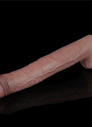 Вiбратор 10.5 real softee vibrating dildo sexstyle 3