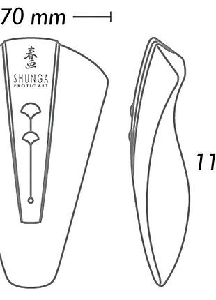 Вибратор shunga obi raspberry sexstyle 5
