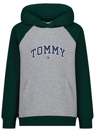 Детское худи на флисе tommy hilfiger с логотипом