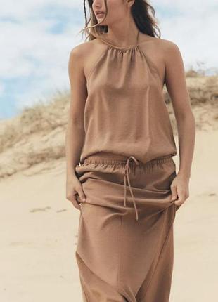 Костюм двойка топ+юбка от zara