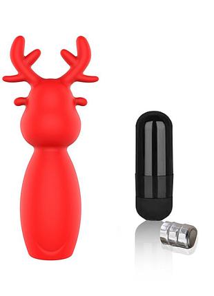 Мини-вибратор - erospace sweet play mini reindeer vibrator a10 sexstyle 5
