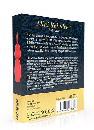 Мини-вибратор - erospace sweet play mini reindeer vibrator a10 sexstyle 7