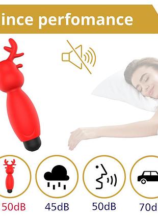 Мини-вибратор - erospace sweet play mini reindeer vibrator a10 sexstyle 8