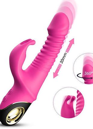 Вибратор - thrusting vibrator zing pink sexstyle 2