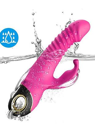 Вибратор - thrusting vibrator zing pink sexstyle 8