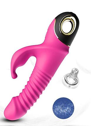 Вибратор - thrusting vibrator zing pink sexstyle 9