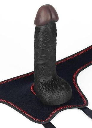Страпон - ingen easy strap-on set 7" black sexstyle 4