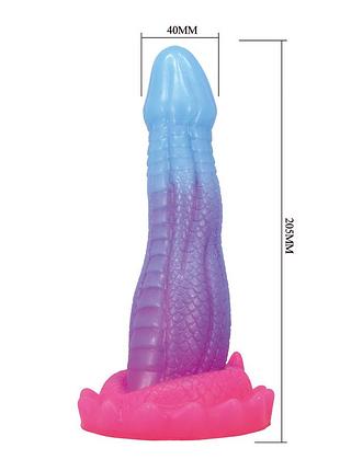 Фаллоимитатор power monsters void python – 20.5 cm rippled monster silicone dildo sexstyle 7