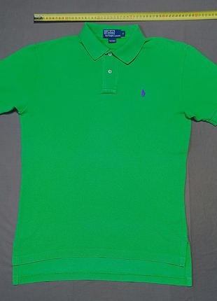 Плечі 48 см polo ralph lauren 
size s зелене  поло made in philippines 100%cotton