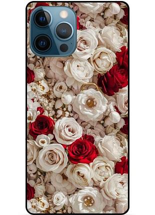 Силиконовый чехол цветы для xiaomi samsung motorola nokia iphone zte vivo oppo realme розы 06