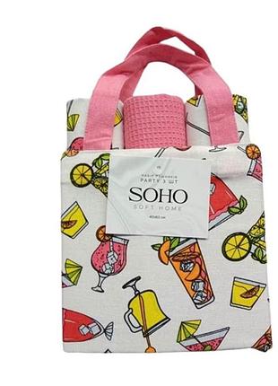 Набор кухонных полотенец soho party, 40*60 см, 3 шт (6980448)