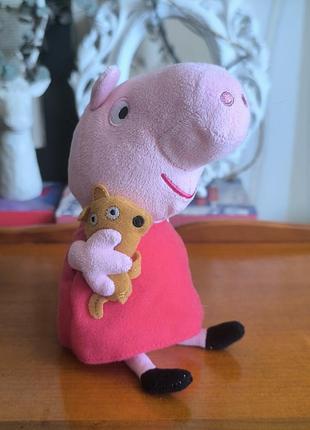 М'яка іграшка свинка пеппа ty beanie babies peppa pig (оригінал)