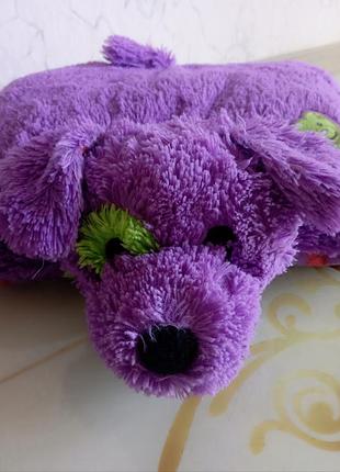 Подушка-игрушка собачка, мягкая игрушка-подушка pillow pets gummy pup