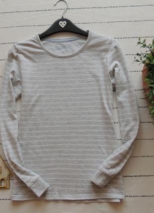 Реглан серый полоски белые ms kids 11/12.