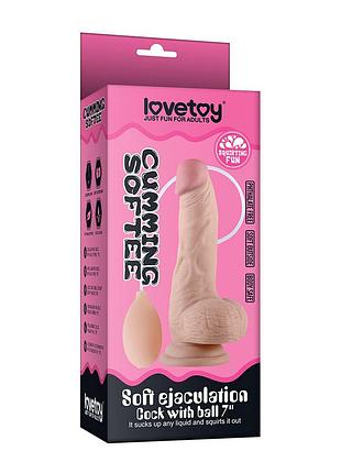 Фалоімітатор - soft ejaculation cock with ball 8" sexstyle 4