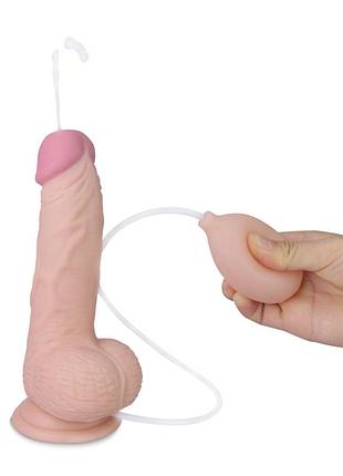 Фалоімітатор - soft ejaculation cock with ball 8" sexstyle 5