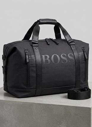 Мужская брендовая дорожная, спортивная сумка h.boss (1008)