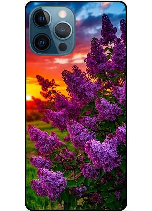 Силіконовий чохол квіти для xiaomi samsung motorola nokia iphone zte vivo oppo realme бузок
