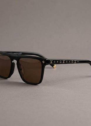 Мужские солнцезащитные очки lv 2873 brown lux