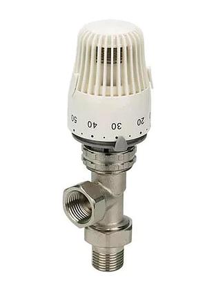 Кран rtl 1/2" термостат. кут у зборі для тепл. підлог karro (kr2003+kr2152) {1}