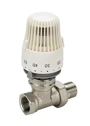 Кран rtl 1/2" термостат. прямий у зборі для тепл. підлог karro (kr2004+kr2152) {1}
