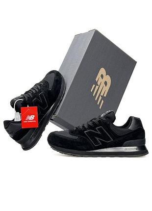 Чоловічі кросівки new balance 574 m black