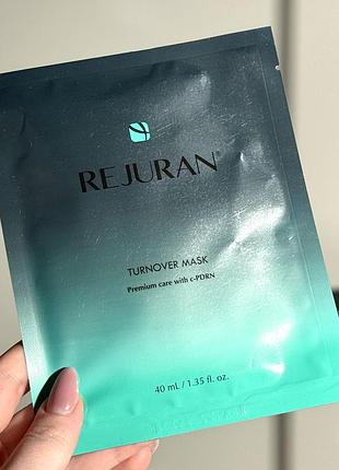 Відновлююча тканинна маска для обличчя rejuran turnover mask (40 ml)