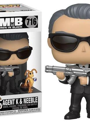 Фігурка funko pop фанко поп agent k & neeble 716 men in black mib люди в чорному