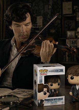 Фігурка funko pop фанко поп sherlock holmes with violin 289
