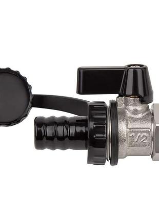Зливний кран для колектора 1/2" ital нік. (it18-h3031) {160}