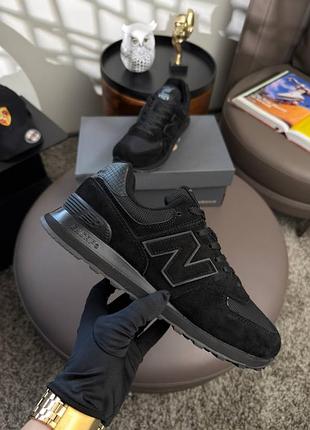 Чоловічі кросівки new balance 574 m black