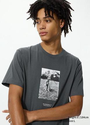 Футболка uniqlo з принтом elliott erwitt ut