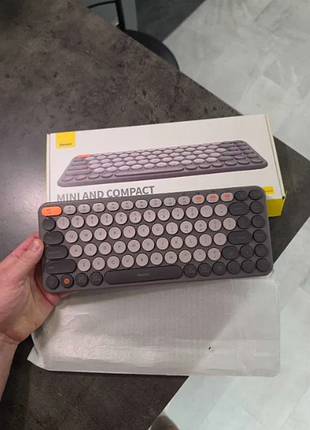 Беспроводная клавиатура baseus k01a wireless tri-mode keyboard 2.4g/bt1+bt2