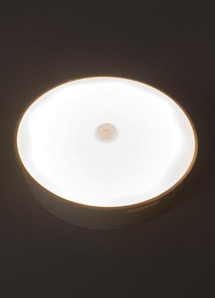 Led светильник диаметр 87 мм. с аккумулятором с датчиком движения, на магните/липучке