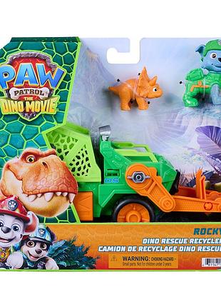 Игровой набор spin master щенячий патруль спасательный автомобиль с водителем рокки (sm97236/6075772)