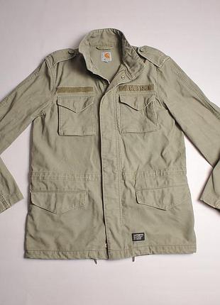 Мужская куртка mens carhartt wip mission m-65 millitary utility jacket - m