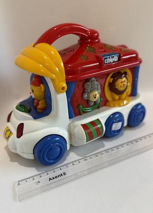 Музичний інтерактивний автобус chicco circus bus