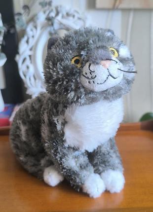 М'яка іграшка котик aurora mog сірий пухнастий кіт кошеня