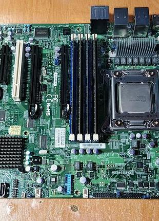 Серверная плата supermicro mbd-x9sra (s2011) (c602) atx+e5 2665 (8/16)+32гб ddr3-1600 (читать текст)