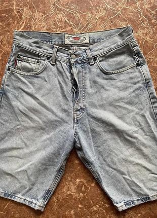 Вінтажні чоловічі джинсові шорти highlands jeans (made in italy) m