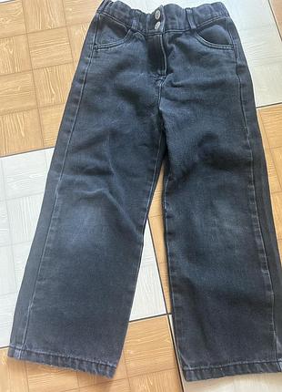 Джинси чорні lc waikiki 6 7 років 116 122 см