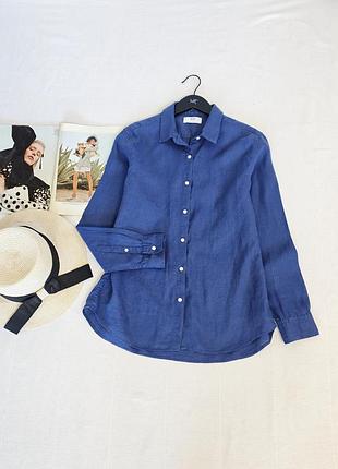Сорочка льон uniqlo